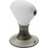 Phone stand/earphone splitter., white