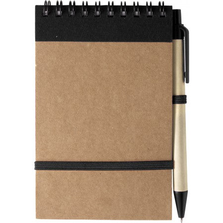 Recycled notebook, black