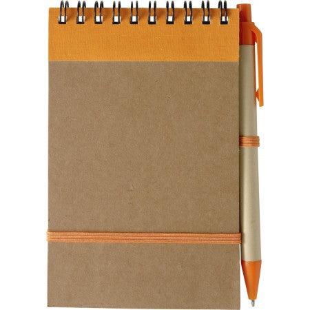 Recycled notebook, orange