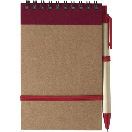 Recycled notebook, red