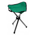 Folding tripod stool, green