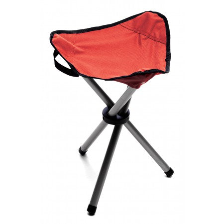 Folding tripod stool, red