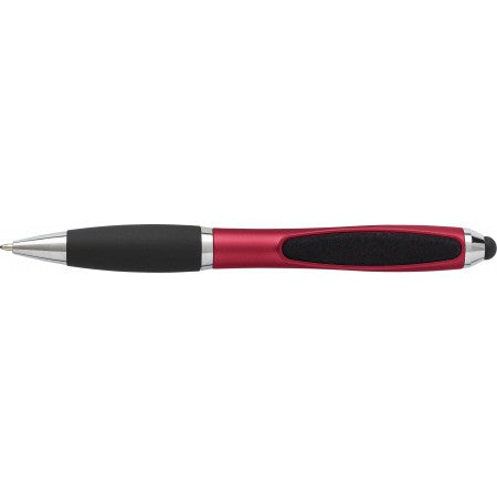 Plastic twist action ballpen, red