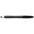 Plastic ballpen, with rubber tip, black