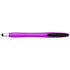 Plastic ballpen, with rubber tip, pink