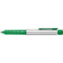 Plastic ballpen in shape of syringe, green