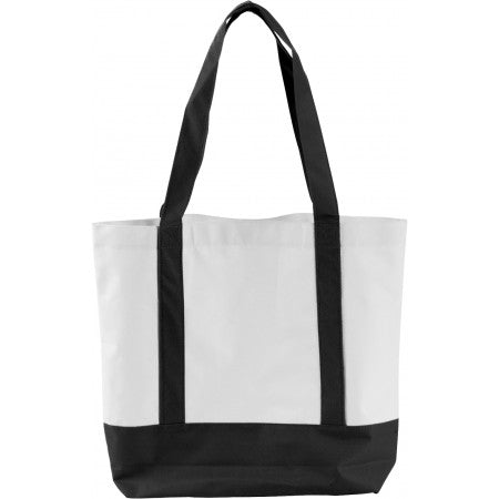 Polyester (600D) carrying/shopping bag, black