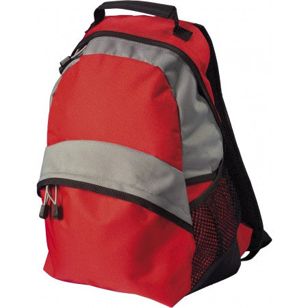 Polyester (600D) backpack, red