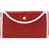 Nonwoven foldable carrying/shopping bag, red