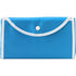 Nonwoven foldable carrying/shopping bag, light blue