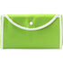 Nonwoven foldable carrying/shopping bag, lime