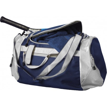 Polyester (600D) sports/travel bag, blue