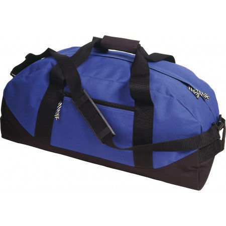 Polyester (600D) sports/travel bag, cobalt blue