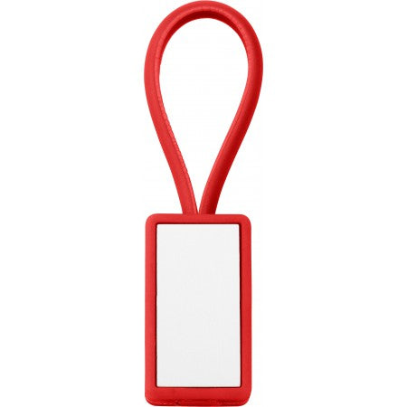 Plastic key holder, red