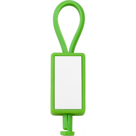 Plastic key holder, light green