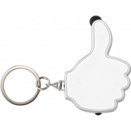 ABS, thumbs up stylus pen, white - BRANIO