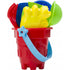 Mini beach bucket in four colours., custom/multicolor