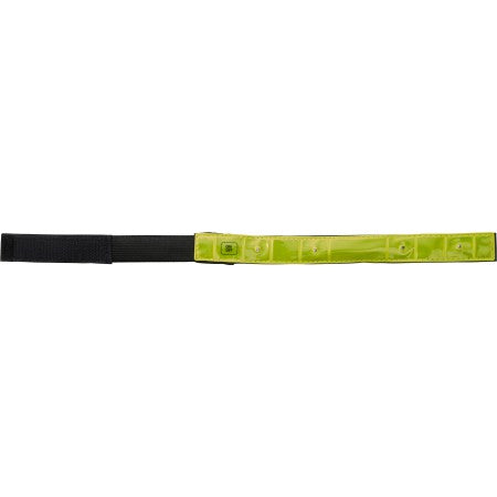Reflective strap with lights., yellow