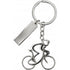Nickel plated keychain., silver