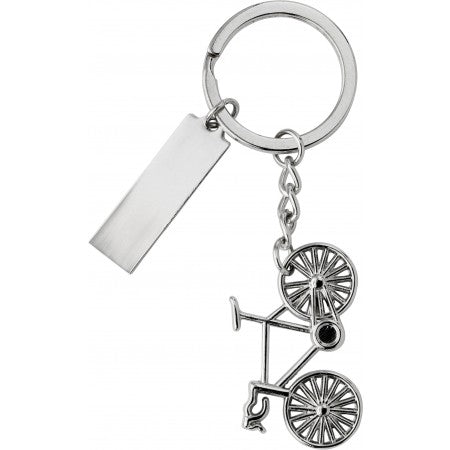 Nickel plated keychain., silver