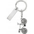 Nickel plated keychain., silver
