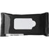 Bag with 10 wet tissues., black