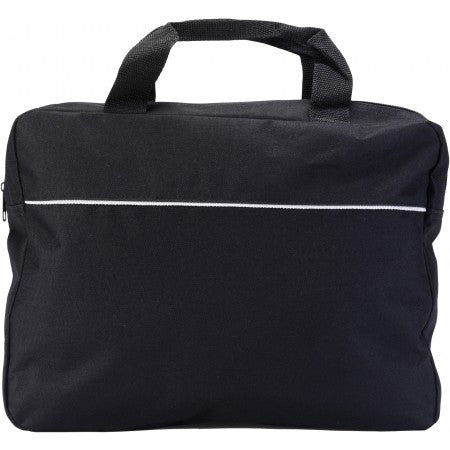 Polyester (600D) document bag, black
