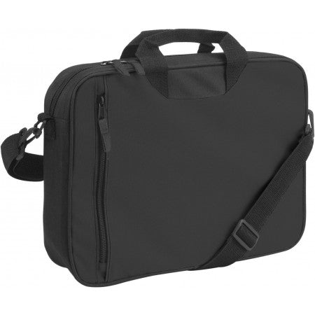 Polyester (600D) shoulder bag, black