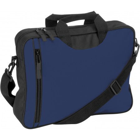 Polyester (600D) shoulder bag, blue