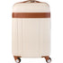 ABS trolley with four wheels, cream - BRANIO