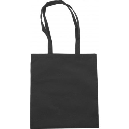 Nonwoven carrying/shopping bag, black