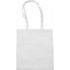 Nonwoven carrying/shopping bag, white