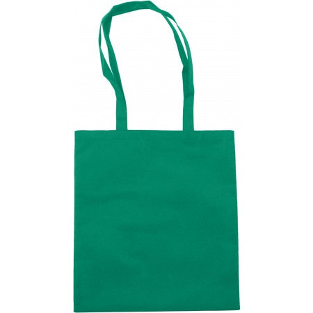 Nonwoven carrying/shopping bag, green