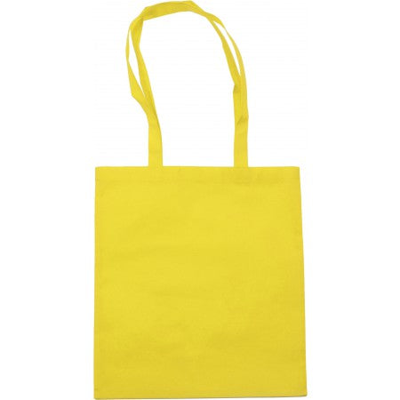 Nonwoven carrying/shopping bag, yellow