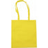 Nonwoven carrying/shopping bag, yellow