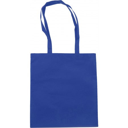 Nonwoven carrying/shopping bag, cobalt blue