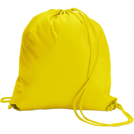 Polyester (190T) drawstring backpack, yellow