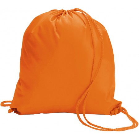 Polyester (190T) drawstring backpack, orange