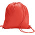 Polyester (190T) drawstring backpack, red