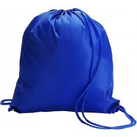 Polyester (190T) drawstring backpack, cobalt blue