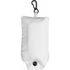 Foldable polyester (190T) carrying/shopping bag, white