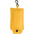 Foldable polyester (190T) carrying/shopping bag, yellow