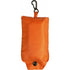 Foldable polyester (190T) carrying/shopping bag, orange