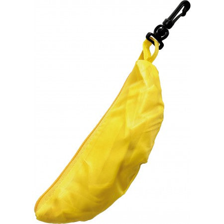 Foldable polyester (190T) carrying/shopping bag, yellow