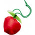 Foldable polyester (190T) carrying/shopping bag, red