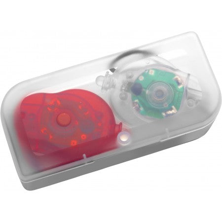 Mini bicycle lights with one LED light, custom/multicolor