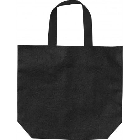 Nonwoven shopping bag, black
