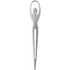 Ballerina metal letter opener, silver