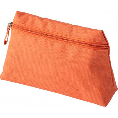 Polyester (600D) toilet bag, orange