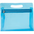 PVC Frosted toilet bag, light blue